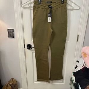 Men Olive Green Joggers M. Society